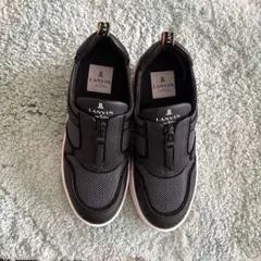 LANVIN en Bleu ブラックスニーカー 厚底