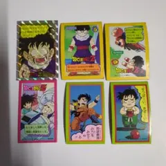 ドラゴンボールZ　マグネット　孫悟飯セット　マグネットサイズ両面カード