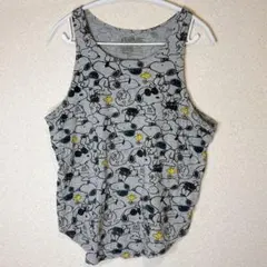 PEANUTS 【11～13】スヌーピータンクトップ 11-13サイズ グレー