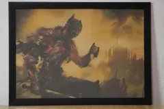 DARK SOULS　ダークソウル　ポスター　額付き