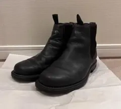 ティンバーランド　サイドゴアブーツ　ウォータープルーフ　レザー　ブラック