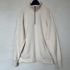 UNIQLO ユニクロ / アイボリー ハーフジップ スウェットのサムネイル