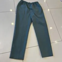 スラックスパンツ　グリーン　beauty&youth