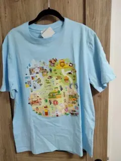 ＵＳＪ 　マリオ　Tシャツ ブルー　5周年記念