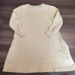 Champion ベージュ 長袖ワンピース 110