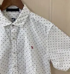 Arnold Palmer アーノルドパーマー メンズ シャツ M 白 ドット柄