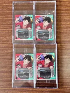 ワンピース カードゲーム モンキー・D・ルフィ プロモ　未開封4枚セット