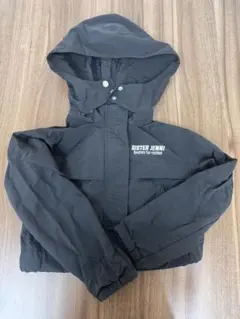 SISTER JENNI ブラックショート丈ジャンバー130cm