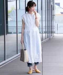 BEAMS コットン　ワンピース