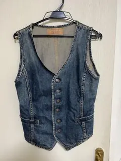 LEVI'S デニムベスト Mサイズ　00s y2k デニムジレ平成ギャル