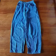 レプシムLEPSIM青 カーブパンツ М