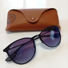 美品 Ray-Ban レイバン エリカメタル ブラック サングラス RB3539