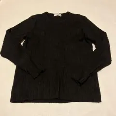 レディース　Lサイズ　ブラック　ニット