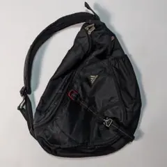 美品 adidas ブラック ワンショルダーバッグ Y2K