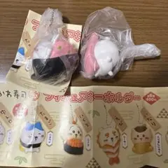 ちいかわ寿司　フィギュアキーホルダー　モモンガ、ちいかわ