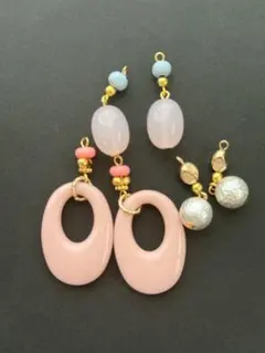 気まぐれセール ピアスまとめ売り 樹脂ピアス 金属フック 他有料です