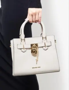 MICHAEL KORS ホワイトハンドバッグ