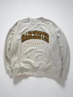 Discoat MANCHESTER ロゴスウェット グレー