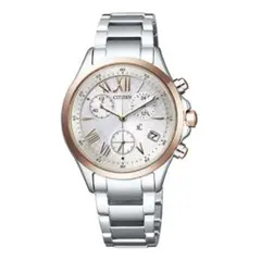 ◆美品◆クロスシー シチズン レディースウォッチ 電波時計 クロノグラフ