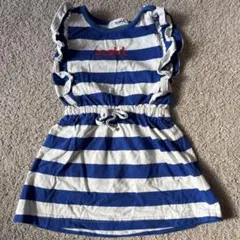 x-girl STAGES ストライプワンピース 80