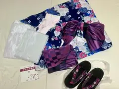 【なごなごなあ様専用】美品RK（リョウコキクチ）浴衣・作り帯 ・下駄かごバッグ