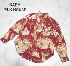 BABY PINK HOUSE テディベア ブラウス 120