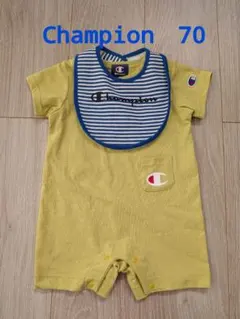 Champion　ベビーロンパース　70サイズ　スタイ付き　新品タグ付き