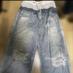 PROJECT G/R ダメージ加工パンツ グレー ☆送料・関税込☆Project G/R☆Upcycling Sweat Pants☆GREY