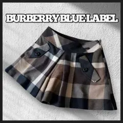 BURBERRY BLUE LABEL wool short pants y2k