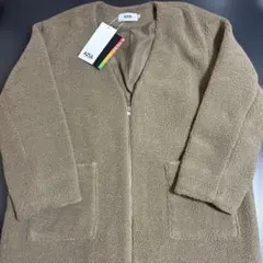 AZUL BY MOUSSY B-HEATノーカラーロングジャケット