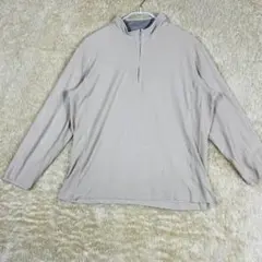 UNIQLO フリースハーフジップ ベージュ XL メンズ