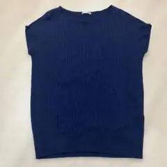 Honeysハニーズ CINEMACLUB リブサマーニット　ネイビー Lサイズ
