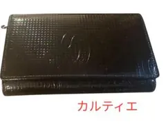 Cartier ブラックエナメル 長財布のサムネイル