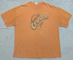 古着　Crush　オレンジロゴ　Tシャツ