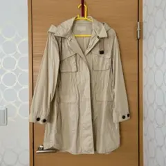 【アンタイトル】ベージュ フード付き スプリングコート （サイズ1）