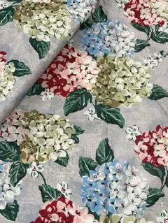 25ෆ˚❣️ラスト！*【2ヤード】綺麗な紫陽花柄-ナイロン生地