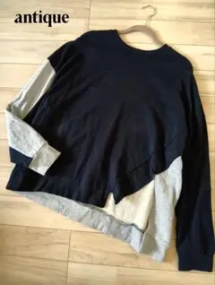 antique＊変形デザイン〜オーバーサイズのスウェットのサムネイル