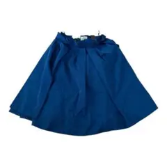 lanvin en bleu スカート　リボン付き　サイズ38