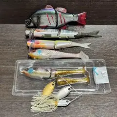 ルアー セット まとめ売り 14点 エギ ミノー クランク フックカバー