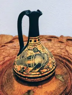 ギリシャ製　古代壺絵　レプリカ　水差し　 一輪挿し　フラワーベース