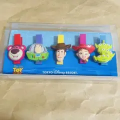 トイストーリー　クリップセット　ウッディ　バズ　ジェシー　ロッツォ　エイリアン