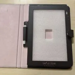 【新品未使用】スマイルゼミ　タブレットカバー タブレットケース　ブラウン/ピンクのサムネイル