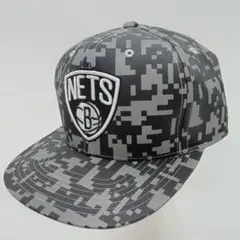 Mitchell&Ness キャップ スナップバック ブルックリンネッツ 黒 灰のサムネイル