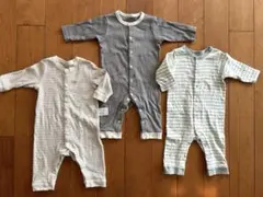 無印良品　長袖カバーオール　70 3点セット