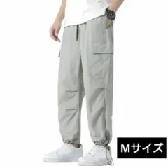 ☘️カーゴパンツ 夏用 ロングパンツ メンズ 涼しい 調整紐 ウエストゴム