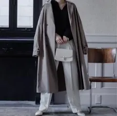 deres/デレス】silk trench coat - メルカリ