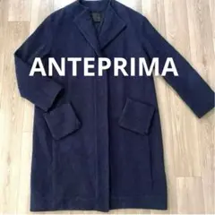 ANTEPRIMAアンテプリマ　オーバーサイズ　チェスターコート　軽量　ネイビー