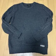 SCOTCH & SODA ダークグレー ニットセーター