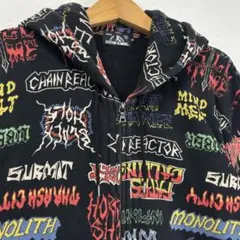 ヒステリックグラマー スウェット ジップ パーカー フード フーディー ロゴ