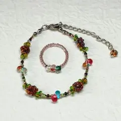 No.3969 ビーズブレスレットハンドメイド